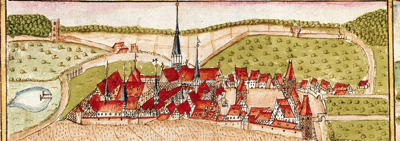 Ansicht des Klosters Maulbronn von Andreas Kieser 1681, Indexbild