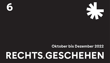 Dokumentationsstelle Rechtsextremismus; Cover Zeitschrift RECHTS.GESCHEHEN Nr. 6; 370x212 pixel 