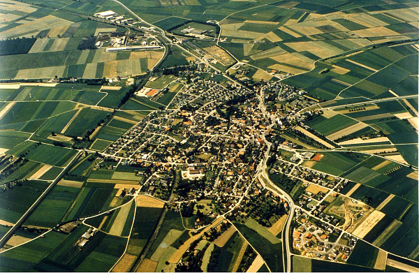 Luftbild der Gemeinde Herbertingen