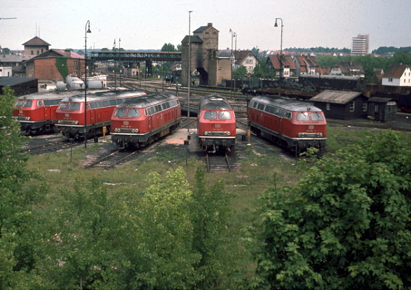 Fotosammlung Knauer: Bahnhof Crailsheim (StAL PL 734 KD 2485)