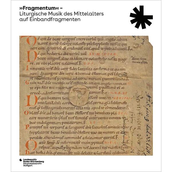 Titelabbildung des Bandes Fragmentum. Liturgische Musik des Mittelalters auf Einbandfragmenten