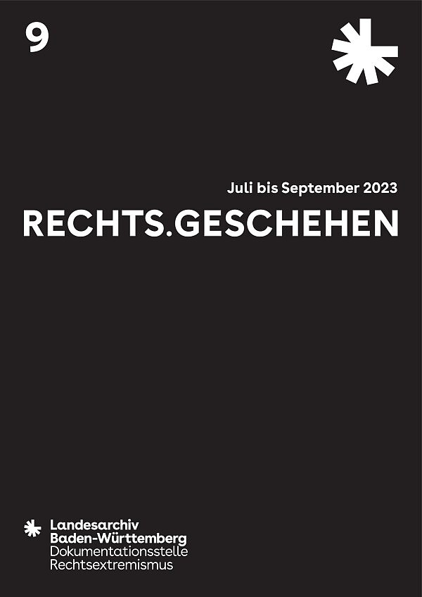 Cover Zeitschrift RECHTS-GESCHEHEN 9;
Juli-September 2023;
600px;