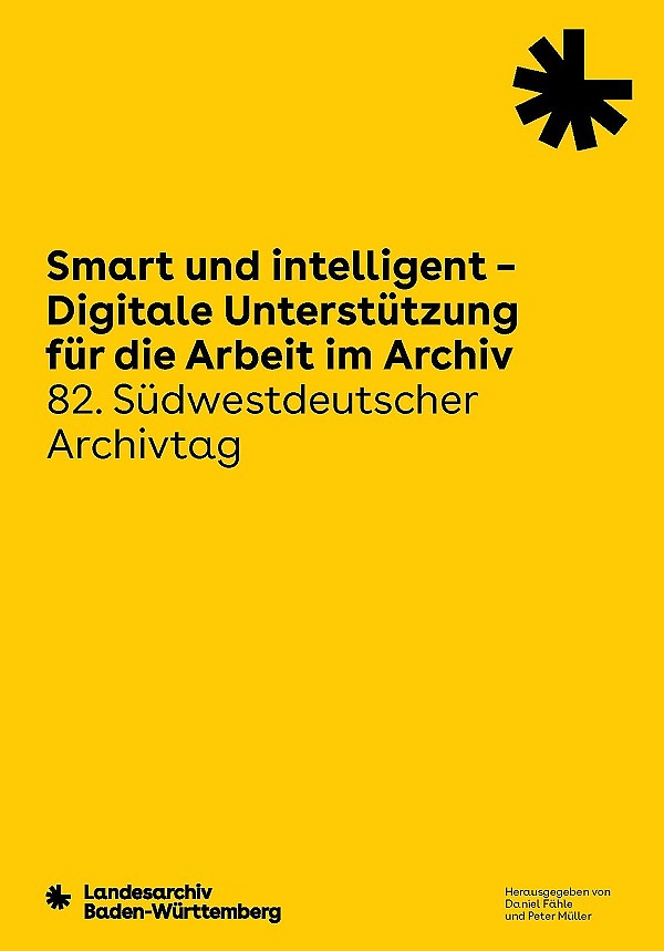 Cover Tagungsband zum zum Südwestdeutschen Archivtag 2023